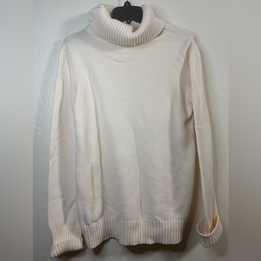 Banana Republic Cream Cowl Neck Sweater